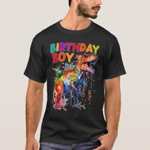 Kid Dino It s My Birthday Boy Dinosaur Rawr I m A T-Shirt