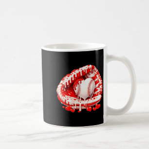 Kid Drip Ice Cream Baseball Heart Catcher Valentin Coffee Mug