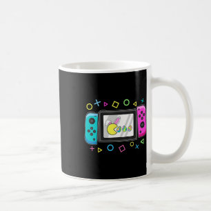 Kid Easter Video Game Eating Bunny Eggs Gamer Boys Coffee Mug