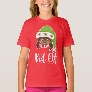 Kid Elf Girl - Christmas T-Shirt