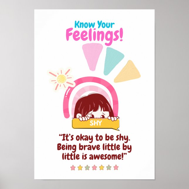 Kid Emotion Featuring Shy Poster (Front)