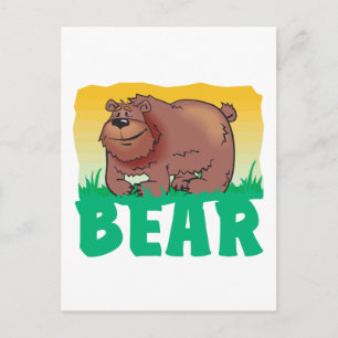 Kid Friendly Bear Postcard