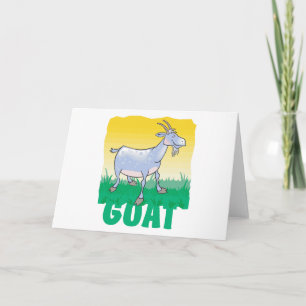 Kid Friendly Goat Card