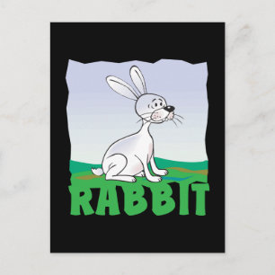 Kid Friendly Rabbit Postcard
