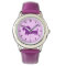 Kid Girls Purple Dachshund Learning Time Watch