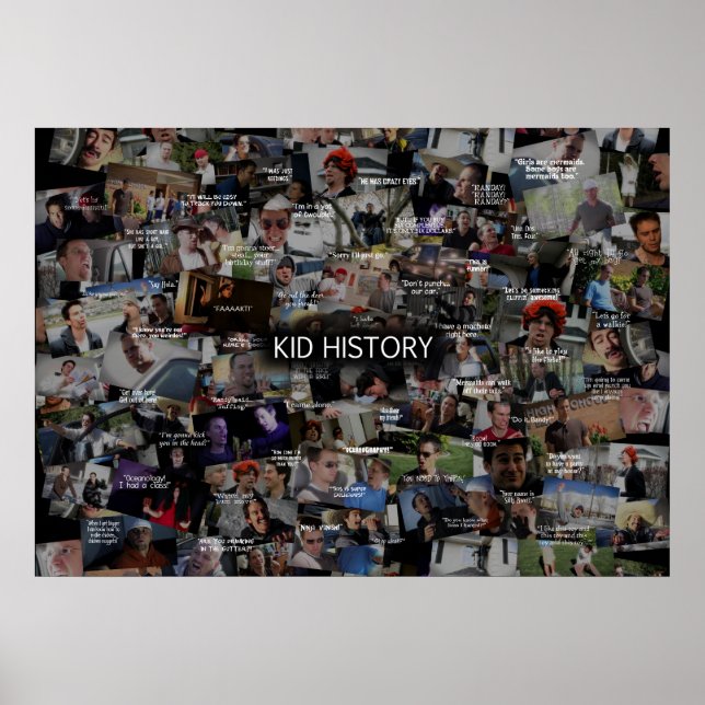 Kid History Collage Poster (Front)