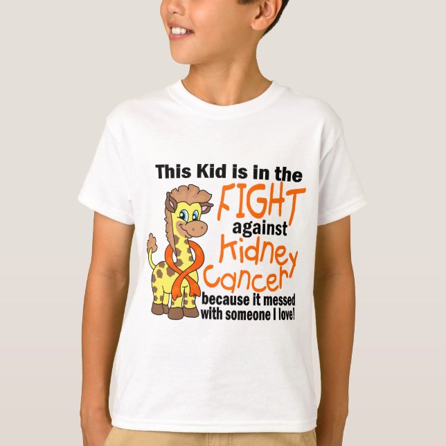 Kid In The Fight Against Kidney Cancer T-Shirt (Front)