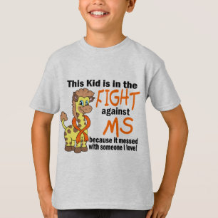 Kid In The Fight Against MS Multiple Sclerosis T-Shirt