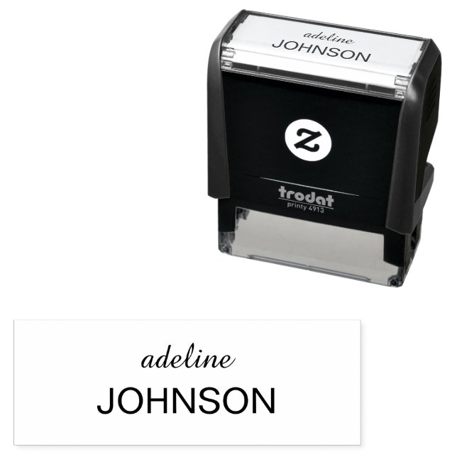 Kid Name Kid Name Self-inking Stamp (In Situ)