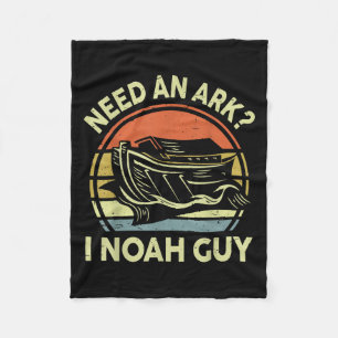 Kid Need An Ark I Noah Guy Funny Christian Teen Gi Fleece Blanket