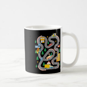 Kid Play Cars On Dad Ck Race Track Mat Father's Da Coffee Mug