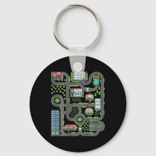 Kid Play Cars On Dad Ck Race Track Mat Fathers Day Key Ring