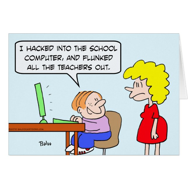 kid school hacked computer flunked teachers out (Front Horizontal)