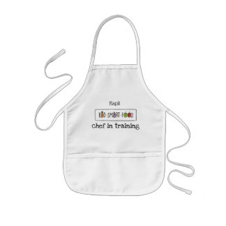 KID·SMART·FOOD chef in training kids' apron