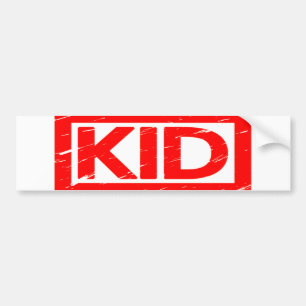 Kid Stamp Bumper Sticker