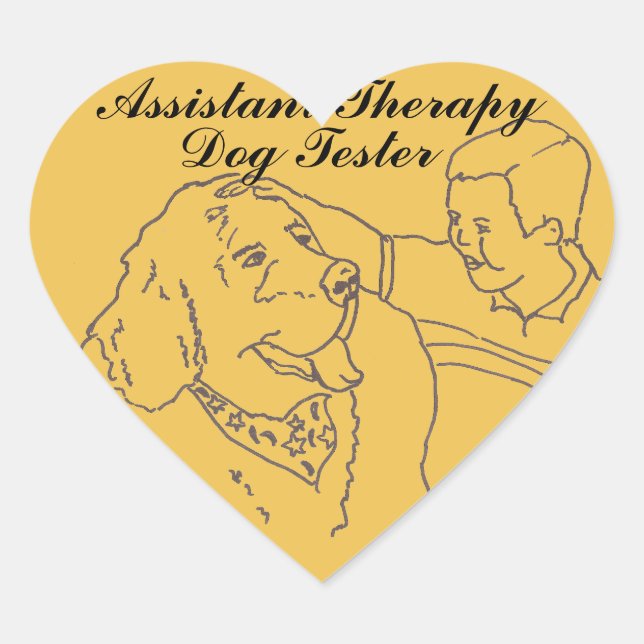 Kid Sticker~Assistant Tester Heart Sticker (Front)