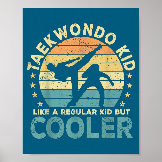Kid Taekwondo Poster (Front)