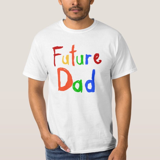 Kid Text Future Dad T-shirts and Gifts (Front)