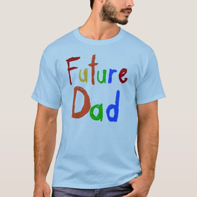 Kid Text Future Dad T-shirts and Gifts (Front)