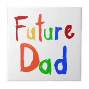 Kid Text Future Dad T-shirts and Gifts Tile
