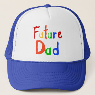 Kid Text Future Dad T-shirts and Gifts Trucker Hat