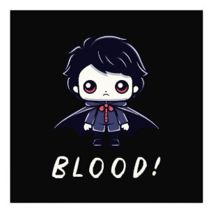 Kid Vampire Photo Print