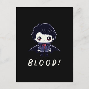 Kid Vampire Postcard
