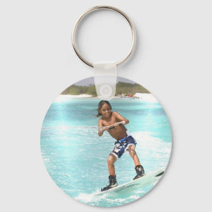 Kid Wakeboarding Keychain