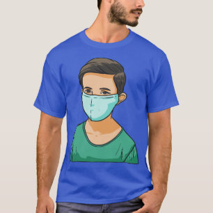 Kid Wearing Mask T-Shirt