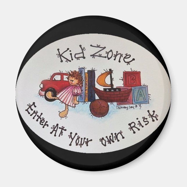 Kid Zone Magnet (Front)
