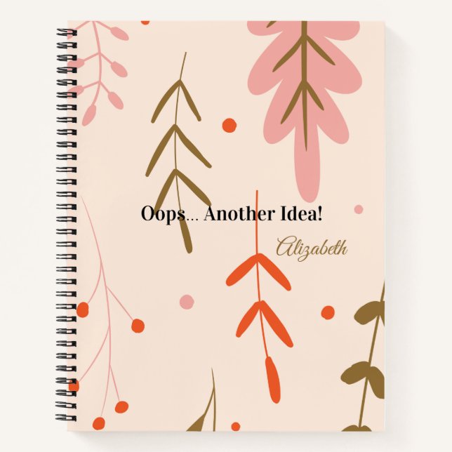 Kida Funny Spiral Notebook – Handwriting Practice (Front)
