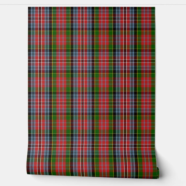 Kidd Tartan Plaid Scottish Clan Wallpaper (Unrolling)
