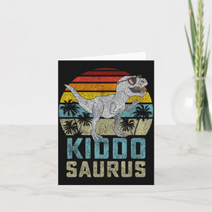 Kiddosaurus T Rex Dinosaur Kiddo Saurus Family Mat Card