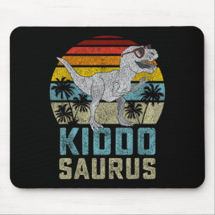 Kiddosaurus T Rex Dinosaur Kiddo Saurus Family Mat Mouse Pad