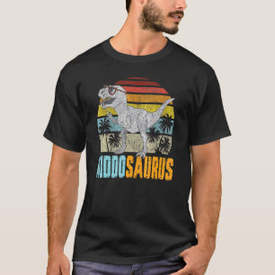 Kiddosaurus T Rex Dinosaur Kiddo Saurus Family Mat T-Shirt