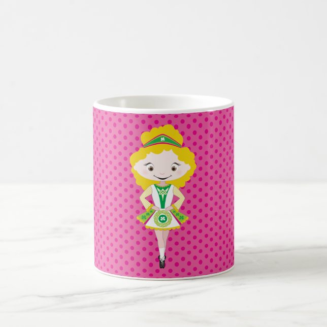 KIDLETS :: irish dancer blonde Coffee Mug (Center)