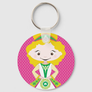 KIDLETS :: irish dancer blonde Key Ring