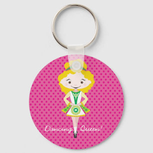 KIDLETS :: irish dancer blonde Key Ring