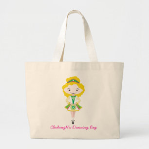 KIDLETS :: irish dancer blonde Large Tote Bag