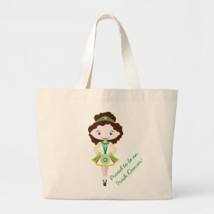 KIDLETS irish dancer dancing shoe bag brown hair