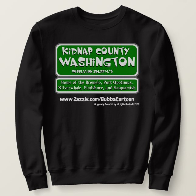 Kidnap County Sweatshirt (Design Front)