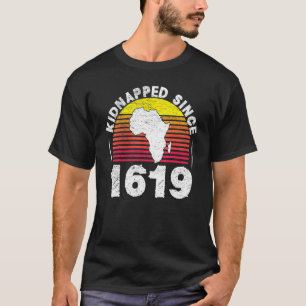 Kidnapped Since 1619 African American Ancestor App T-Shirt