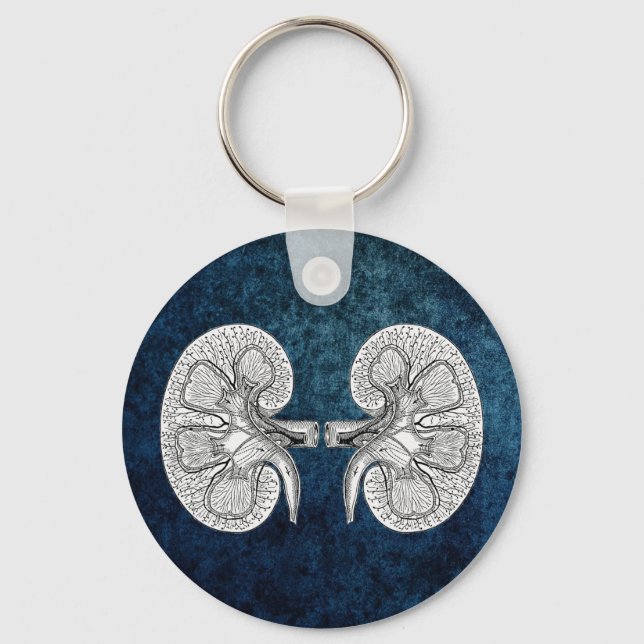 KIDNEY 2 DRAWING KEY RING (Front)
