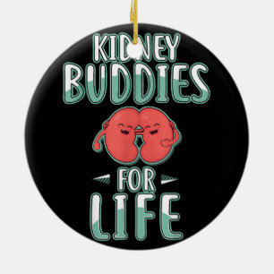 Kidney buddies Ceramic Ornament