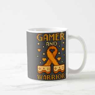 Kidney Cancer Awareness Gamer And Warrior Coffee Mug