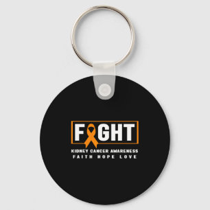 Kidney cancer awareness shirt - fight kidney key ring