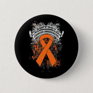 Kidney Cancer - Cool Support Awareness Slogan 6 Cm Round Badge