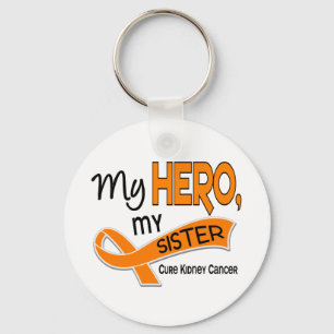 Kidney Cancer MY HERO MY SISTER 42 Key Ring