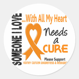 Kidney Cancer Needs A Cure 3 Classic Round Sticker