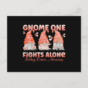 Kidney Cancer Orange Ribbon Gnome Postcard